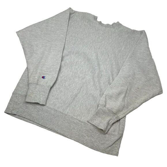 Vtg 80s James Madison University Warm Up Champion Reverse Weave Sweatshirt XL - Picture 8 of 10